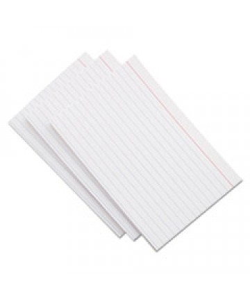 Unruled Index Cards, 3 X 5, White, 500/pack