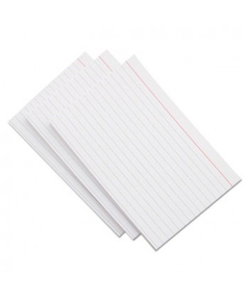 Ruled Index Cards, 4 X 6, White, 100/pack