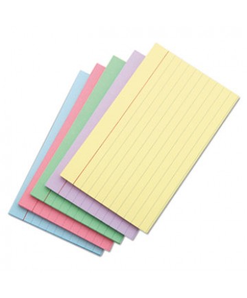 Index Cards, 4 X 6, Blue/salmon/green/cherry/canary, 100/pack