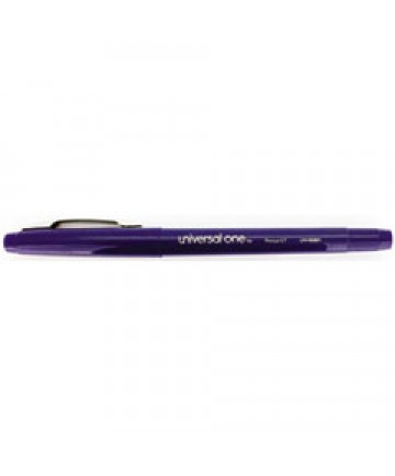 STICK POROUS POINT PEN, MEDIUM 0.7MM, BLUE INK/BARREL, DOZEN