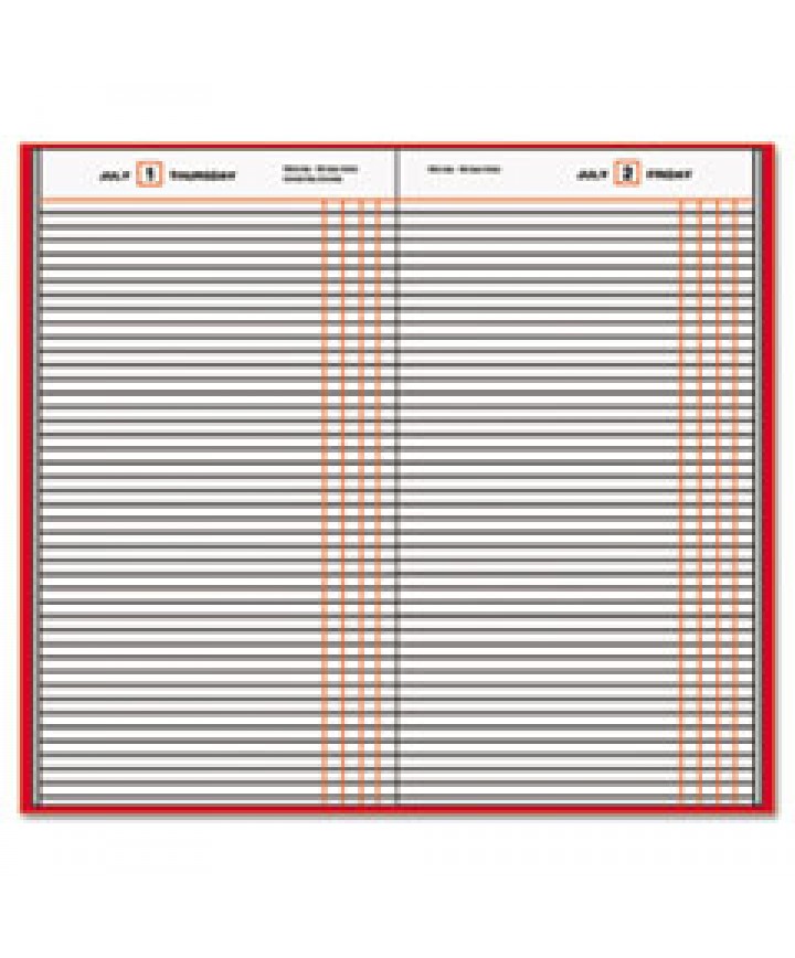 FINANCIAL DESK CALENDAR REFILL, 3.5 X 6, WHITE, 2021