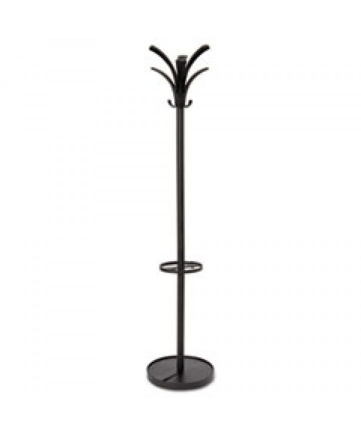 Brio Coat Stand, 13.75w x 13.75d x 66.25h, Black Brio Coat Stand, 13.75w x 13.75d x 66.25h, Black
