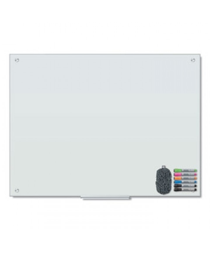 Glass Dry Erase Board Value Pack, 48 x 36, White