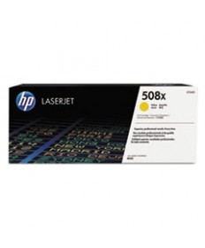 HP 508X, (CF362X) HIGH-YIELD YELLOW ORIGINAL LASERJET TONER CARTRIDGE
