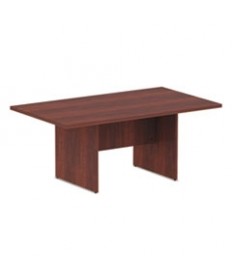 Alera Valencia Series Conference Table, Rectangular, 70.88w x 41.38d x 29.5h, Medium Cherry