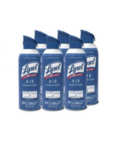 Air Sanitizer Spray, White Linen, 10 oz Aerosol Spray, 6/Carton
