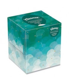 Boutique White Facial Tissue for Business, Pop-Up Box, 2-Ply, 95 Sheets/Box, 6 Boxes/Pack