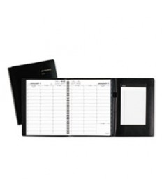 RECYCLED WEEKLY/MONTHLY CLASSIC APPOINTMENT BOOK, 11 X 8.25, BLACK, 2021