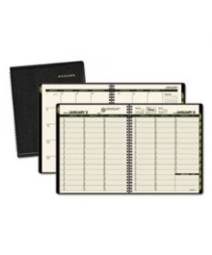 CONTEMPORARY WEEKLY/MONTHLY PLANNER, COLUMN, 11 X 8.25, BLACK COVER, 2021