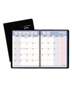 QUICKNOTES WEEKLY/MONTHLY APPOINTMENT BOOK, 11 X 8.25, BLACK, 2021