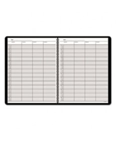 Undated Class Record Book, 10 7/8 X 8 1/4, Black