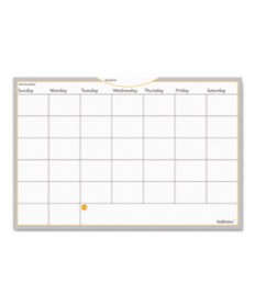 WALLMATES SELF-ADHESIVE DRY ERASE YEARLY CALENDAR, 24 X 18, 2021