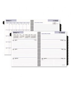 OPEN-SCHEDULE WEEKLY APPOINTMENT BOOK, 8.75 X 7, BLACK, 2021