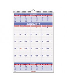 MINI MONTHLY WALL CALENDAR, 7 X 8, WHITE, 2021