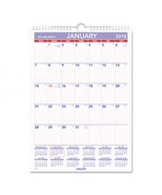 RECYCLED WALL CALENDAR, 15 X 12, 2021