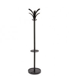 BRIO COAT STAND, 13.75W X 13.75D X 66.25H, BLACK