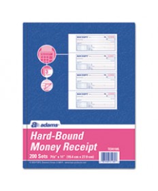 Receipt Book, 2 3/4 X 7 3/16, Three-Part Carbonless, 50 Forms
