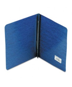 Presstex Report Cover, Side Bound, Prong Clip, Letter, 3" Cap, Dark Blue