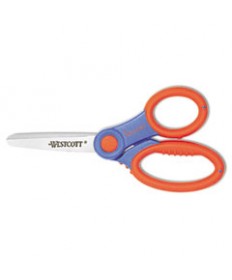 TITANIUM BONDED SCISSORS, 5" AND 7" LONG, 2.25" AND 3.5" CUT LENGTHS, GRAY/YELLOW STRAIGHT HANDLES, 2/PACK