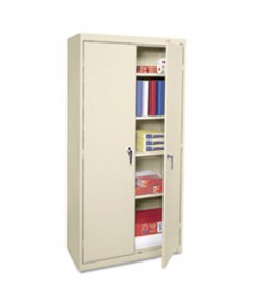 Assembled 72" High Storage Cabinet, W/adjustable Shelves, 36w X 18d, Light Gray