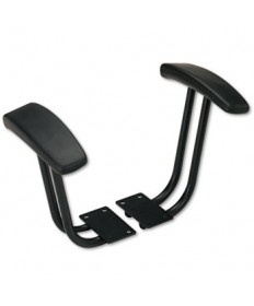 Alera Fixed T-Arms For Interval And Essentia Series Chairs And Stools, Black