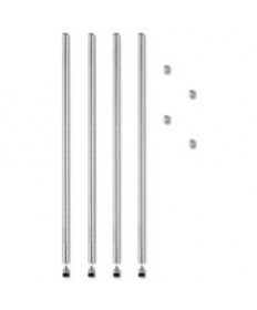 Industrial Wire Shelving Extra Wire Shelves, 48w X 18d, Silver, 2 Shelves/carton