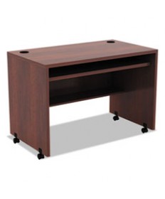 ALERA VALENCIA SERIES MOBILE WORKSTATION DESK, 41.38" X 23.63" X 30", MEDIUM CHERRY