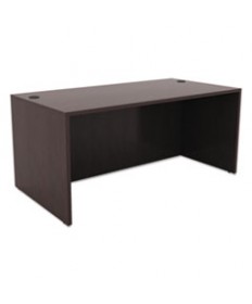 ALERA VALENCIA SERIES STRAIGHT FRONT DESK SHELL, 59.13" X 29.5" X 29.63", ESPRESSO