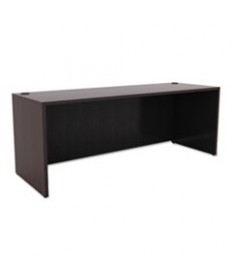 ALERA VALENCIA SERIES STRAIGHT FRONT DESK SHELL, 71" X 35.5" X 29.63", MEDIUM CHERRY