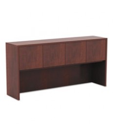 ALERA VALENCIA SERIES D-TOP DESK, 71" X 35.5" X 29.63", MAHOGANY