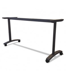 ALERA VALENCIA SERIES TRAINING TABLE T-LEG BASE, 54W X 19 3/4D X 28 1/2H, BLACK