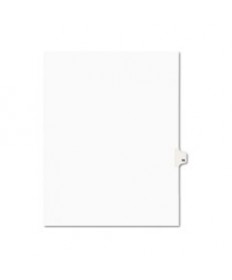 PREPRINTED LEGAL EXHIBIT SIDE TAB INDEX DIVIDERS, AVERY STYLE, 10-TAB, 16, 11 X 8.5, WHITE, 25/PACK, (1016)