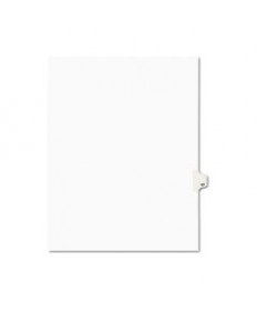 PREPRINTED LEGAL EXHIBIT SIDE TAB INDEX DIVIDERS, AVERY STYLE, 10-TAB, 17, 11 X 8.5, WHITE, 25/PACK, (1017)