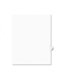 PREPRINTED LEGAL EXHIBIT SIDE TAB INDEX DIVIDERS, AVERY STYLE, 10-TAB, 18, 11 X 8.5, WHITE, 25/PACK, (1018)