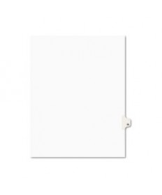 PREPRINTED LEGAL EXHIBIT SIDE TAB INDEX DIVIDERS, AVERY STYLE, 10-TAB, 19, 11 X 8.5, WHITE, 25/PACK, (1019)