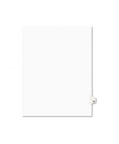 PREPRINTED LEGAL EXHIBIT SIDE TAB INDEX DIVIDERS, AVERY STYLE, 10-TAB, 22, 11 X 8.5, WHITE, 25/PACK, (1022)