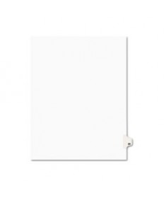 PREPRINTED LEGAL EXHIBIT SIDE TAB INDEX DIVIDERS, AVERY STYLE, 10-TAB, 23, 11 X 8.5, WHITE, 25/PACK, (1023)