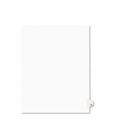PREPRINTED LEGAL EXHIBIT SIDE TAB INDEX DIVIDERS, AVERY STYLE, 10-TAB, 24, 11 X 8.5, WHITE, 25/PACK, (1024)