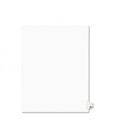 PREPRINTED LEGAL EXHIBIT SIDE TAB INDEX DIVIDERS, AVERY STYLE, 10-TAB, 25, 11 X 8.5, WHITE, 25/PACK, (1025)