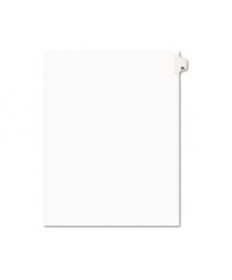 PREPRINTED LEGAL EXHIBIT SIDE TAB INDEX DIVIDERS, AVERY STYLE, 10-TAB, 26, 11 X 8.5, WHITE, 25/PACK, (1026)