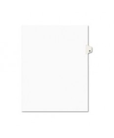 PREPRINTED LEGAL EXHIBIT SIDE TAB INDEX DIVIDERS, AVERY STYLE, 10-TAB, 32, 11 X 8.5, WHITE, 25/PACK, (1032)