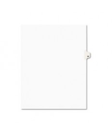 PREPRINTED LEGAL EXHIBIT SIDE TAB INDEX DIVIDERS, AVERY STYLE, 10-TAB, 34, 11 X 8.5, WHITE, 25/PACK, (1034)