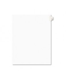 PREPRINTED LEGAL EXHIBIT SIDE TAB INDEX DIVIDERS, AVERY STYLE, 10-TAB, 51, 11 X 8.5, WHITE, 25/PACK, (1051)