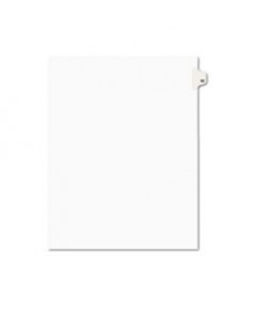 PREPRINTED LEGAL EXHIBIT SIDE TAB INDEX DIVIDERS, AVERY STYLE, 10-TAB, 52, 11 X 8.5, WHITE, 25/PACK, (1052)