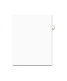 PREPRINTED LEGAL EXHIBIT SIDE TAB INDEX DIVIDERS, AVERY STYLE, 10-TAB, 56, 11 X 8.5, WHITE, 25/PACK, (1056)