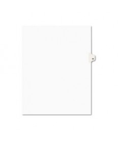 PREPRINTED LEGAL EXHIBIT SIDE TAB INDEX DIVIDERS, AVERY STYLE, 10-TAB, 59, 11 X 8.5, WHITE, 25/PACK, (1059)