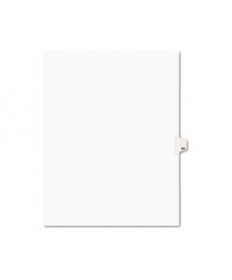 PREPRINTED LEGAL EXHIBIT SIDE TAB INDEX DIVIDERS, AVERY STYLE, 10-TAB, 64, 11 X 8.5, WHITE, 25/PACK, (1064)