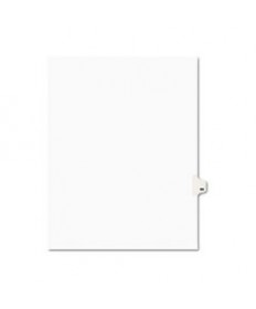 PREPRINTED LEGAL EXHIBIT SIDE TAB INDEX DIVIDERS, AVERY STYLE, 10-TAB, 68, 11 X 8.5, WHITE, 25/PACK, (1068)