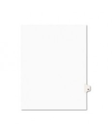 PREPRINTED LEGAL EXHIBIT SIDE TAB INDEX DIVIDERS, AVERY STYLE, 10-TAB, 70, 11 X 8.5, WHITE, 25/PACK, (1070)