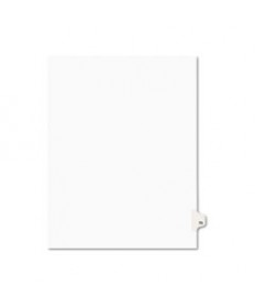 PREPRINTED LEGAL EXHIBIT SIDE TAB INDEX DIVIDERS, AVERY STYLE, 10-TAB, 73, 11 X 8.5, WHITE, 25/PACK, (1073)